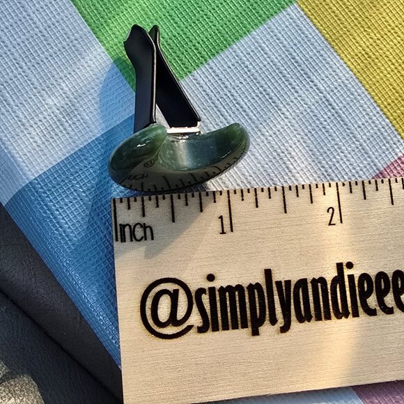 Moss Agate Crystal Car Vent Clip - Picture 3 of 6